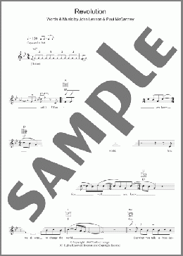 Revolution(The Beatles) 楽譜 その他 ダウンロード
