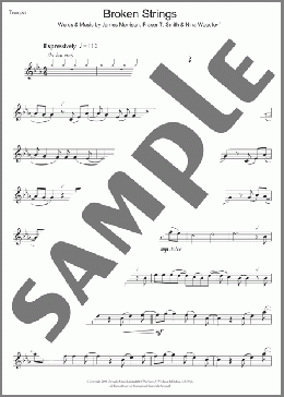 Broken Strings(James Morrison) 楽譜 トランペット（ソロ） ダウンロード