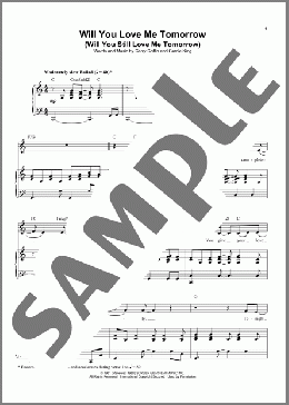 Will You Love Me Tomorrow (Will You Still Love Me Tomorrow)(Carole King/The Shirelles) 楽譜 ピアノ & ボーカル ダウンロード