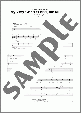My Very Good Friend, The Milkman(Eric Clapton/Johnny Burke) 楽譜 ギター（ソロ） ダウンロード