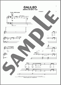 Galileo (Someone Like You)(Josh Groban) 楽譜 ピアノ & ボーカル & ギター ダウンロード