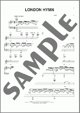 London Hymn(Josh Groban) 楽譜 ピアノ & ボーカル & ギター ダウンロード