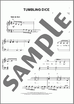 Tumbling Dice(The Rolling Stones) 楽譜 ピアノ（ソロ） ダウンロード