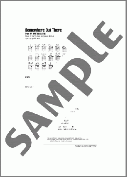 Somewhere Out There(James Horner/Linda Ronstadt & James Ingram) 楽譜 ギター（コード） ダウンロード