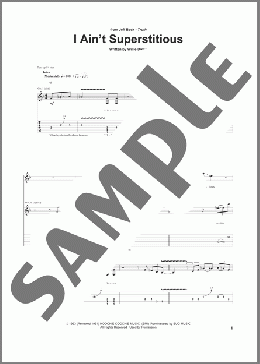 I Ain't Superstitious(Jeff Beck) 楽譜 ギター（ソロ） ダウンロード