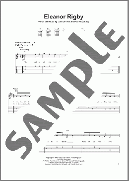 Eleanor Rigby(The Beatles) 楽譜 ギター（ソロ） ダウンロード