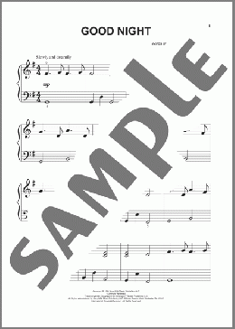 Good Night(The Beatles) 楽譜 その他 ダウンロード