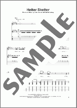Helter Skelter(The Beatles/Motley Crue) 楽譜 ギタースコア ダウンロード