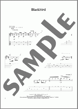Blackbird(The Beatles) 楽譜 ギター（その他） ダウンロード
