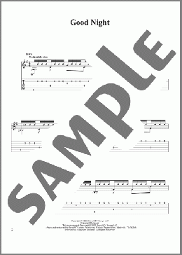 Good Night(The Beatles) 楽譜 ギター（その他） ダウンロード