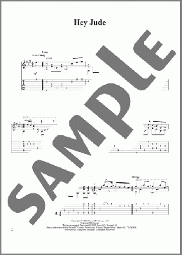 Hey Jude(The Beatles) 楽譜 ギター（その他） ダウンロード