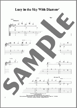 Lucy In The Sky With Diamonds(The Beatles) 楽譜 ギター（その他） ダウンロード