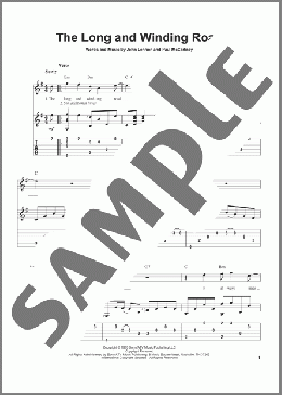 The Long And Winding Road(The Beatles) 楽譜 ギター（その他） ダウンロード
