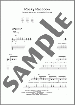 Rocky Raccoon(The Beatles) 楽譜 ギター（ソロ） ダウンロード