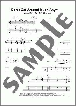 Don't Get Around Much Anymore(Duke Ellington) 楽譜 ギター（その他） ダウンロード