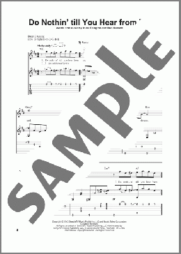 Do Nothin' Till You Hear From Me(Duke Ellington) 楽譜 ギター（その他） ダウンロード