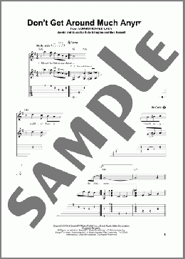 Don't Get Around Much Anymore(Duke Ellington) 楽譜 ギター（その他） ダウンロード