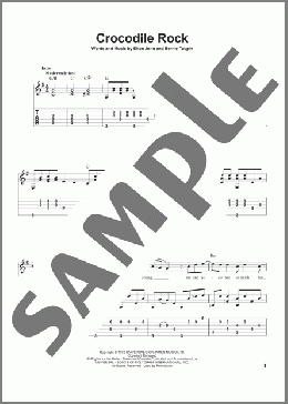 Crocodile Rock(Elton John) 楽譜 ギター（その他） ダウンロード