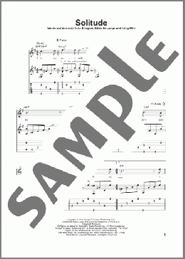 Solitude(Duke Ellington) 楽譜 ギター（その他） ダウンロード