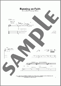 Running On Faith(Eric Clapton) 楽譜 ギター（ソロ） ダウンロード