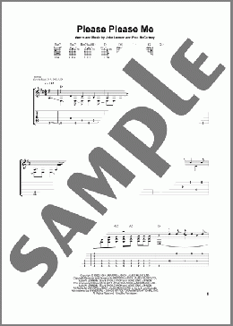 Please Please Me(The Beatles/Laurence Juber) 楽譜 ギター（その他） ダウンロード