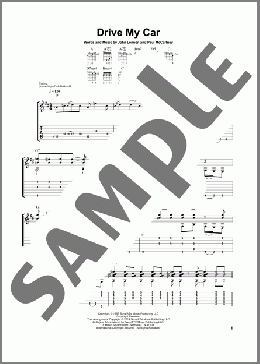 Drive My Car(The Beatles/Laurence Juber) 楽譜 ギター（その他） ダウンロード