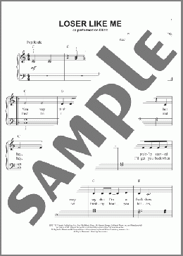 Loser Like Me(Glee (TV Series)/Glee Cast) 楽譜 ピアノ（ソロ） ダウンロード