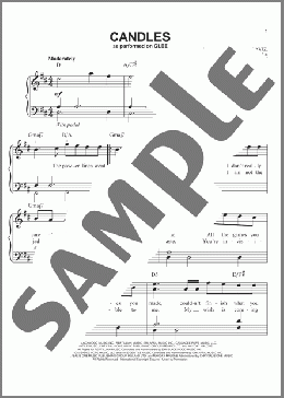 Candles(Glee (TV Series)/Glee Cast/Hey Monday) 楽譜 ピアノ（ソロ） ダウンロード