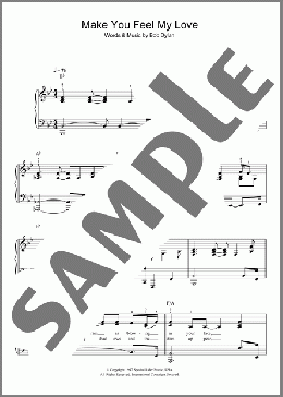 Make You Feel My Love(Bob Dylan/Adele) 楽譜 ピアノ（ソロ） ダウンロード
