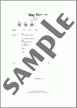 Day Tripper(The Beatles) 楽譜 ギター（コード） ダウンロード