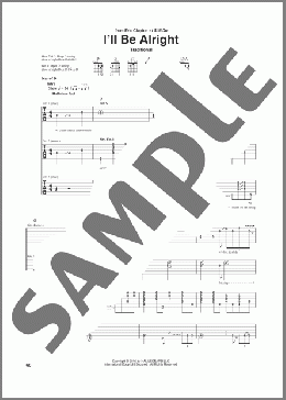I'll Be Alright(Eric Clapton) 楽譜 ギター（その他） ダウンロード