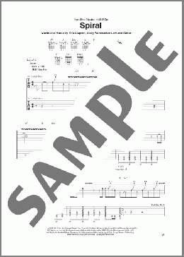 Spiral(Eric Clapton) 楽譜 ギター（その他） ダウンロード