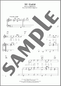 Mr. Guder(Carpenters) 楽譜 その他 ダウンロード