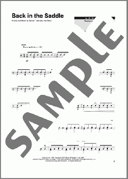 Back In The Saddle(Aerosmith) 楽譜 その他 ダウンロード