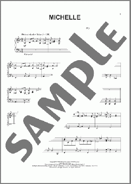 Michelle [Jazz version](The Beatles) 楽譜 ピアノ（ソロ） ダウンロード