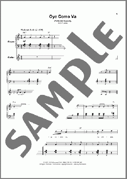 Oye Como Va(Santana) 楽譜 その他 ダウンロード