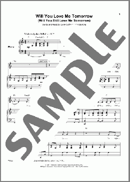 Will You Love Me Tomorrow (Will You Still Love Me Tomorrow)(Carole King/The Shirelles) 楽譜 その他 ダウンロード