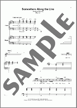 Somewhere Along The Line(Billy Joel) 楽譜 その他 ダウンロード