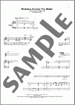 Madman Across The Water(Elton John) 楽譜 その他 ダウンロード