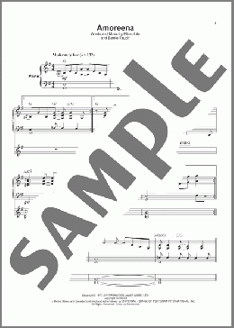 Amoreena(Elton John) 楽譜 その他 ダウンロード