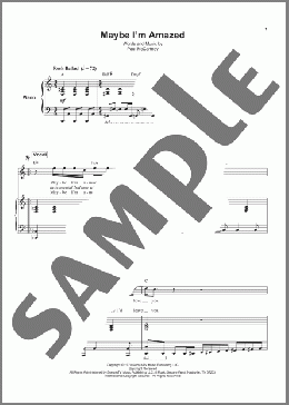 Maybe I'm Amazed(Paul McCartney) 楽譜 その他 ダウンロード