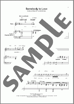 Somebody To Love(Queen) 楽譜 その他 ダウンロード