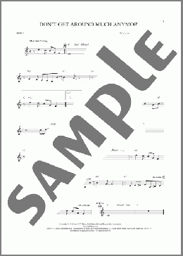 Don't Get Around Much Anymore(Duke Ellington) 楽譜 ホルンソロ ダウンロード