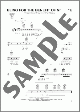 Being For The Benefit Of Mr. Kite(The Beatles) 楽譜 メロディ ダウンロード