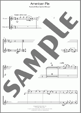 American Pie(Madonna/Don McLean) 楽譜 その他 ダウンロード