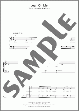 Lean On Me(Glee Cast) 楽譜 ピアノ（ソロ） ダウンロード