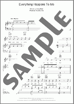 Everything Happens To Me(Frank Sinatra) 楽譜 その他 ダウンロード