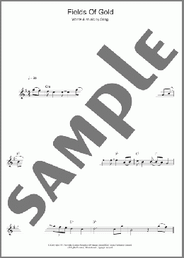 Fields Of Gold(Sting/Eva Cassidy) 楽譜 アルトサックス（ソロ） ダウンロード
