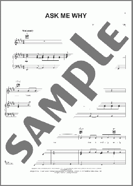 Ask Me Why(The Beatles) 楽譜 ピアノ & ボーカル & ギター ダウンロード
