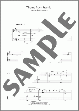 Theme from Hamlet(Ennio Morricone) 楽譜 ピアノ（ソロ） ダウンロード